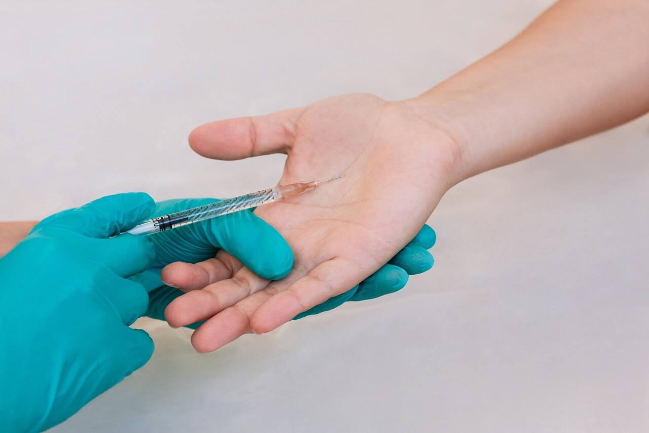 O suor excessivo nas mãos pode ser tratado com botox